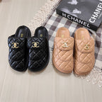 Chanel Buckle Thick Sole Half Slipper – slippers product image 6