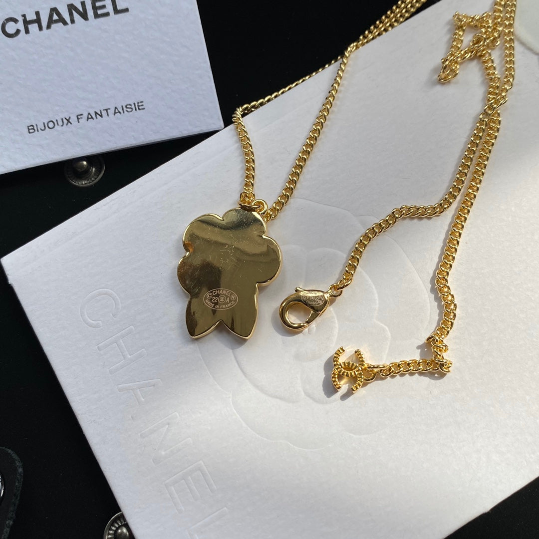 Chanel Camellia Pendant Necklace – Luxury Designer Jewelry – product image 6