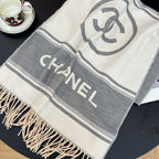 Chanel Cashmere Scarf for Women – product image 4