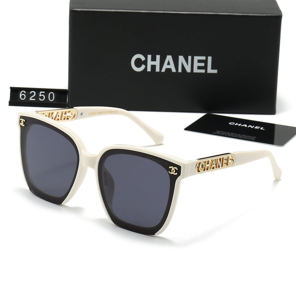 Chanel CC Oversized Square Polarized Sunglasses for Unisex – product image 4