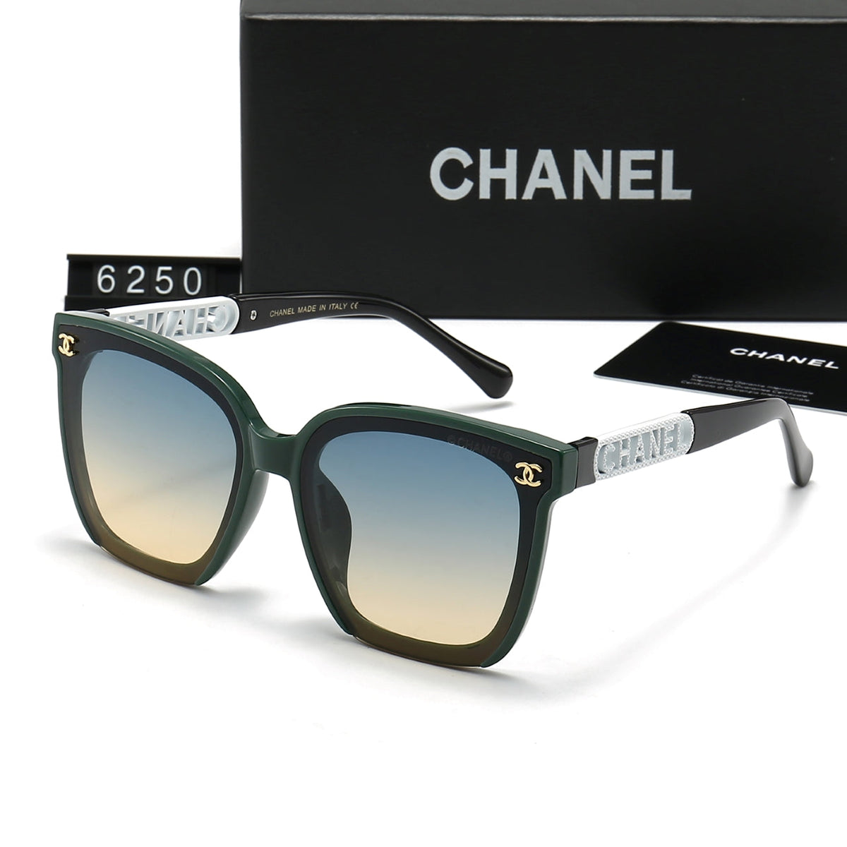 Chanel CC Oversized Square Polarized Sunglasses for Unisex – product image 6