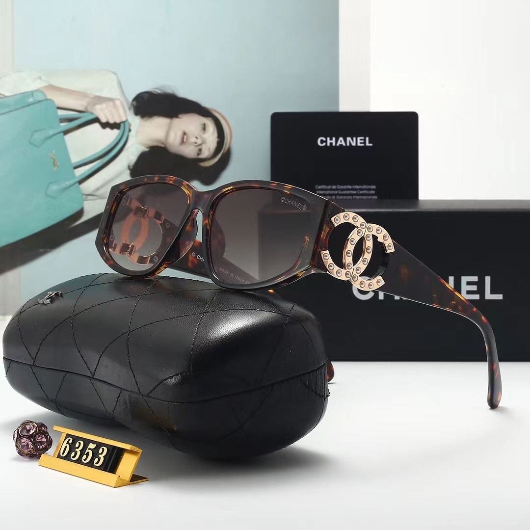 Chanel CC Pearl Cat-Eye Polarized Sunglasses for Unisex – product image 5
