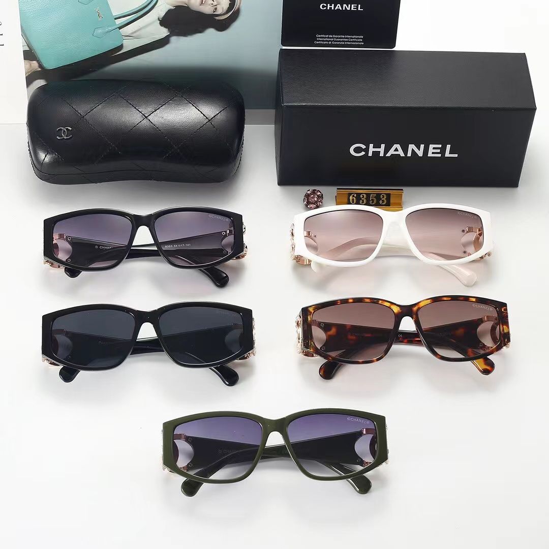 Chanel CC Pearl Cat-Eye Polarized Sunglasses for Unisex – product image 12