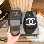 Chanel Classic Flat Fur Slippers – slippers product image 11