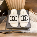 Chanel Classic Flat Fur Slippers – slippers product image 12