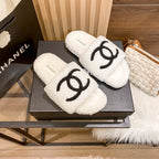 Chanel Classic Flat Fur Slippers – slippers product image 2
