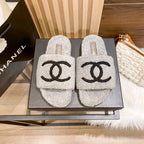 Chanel Classic Flat Fur Slippers – slippers product image 3