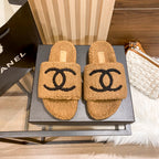 Chanel Classic Flat Fur Slippers – slippers product image 4