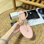 Chanel Clover Pearl Flip Flops Sandals – sandals product image 13