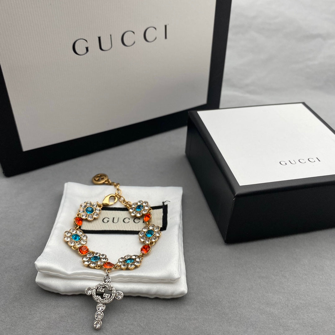 Chanel Colored Crystal Bracelet – Luxury Jewelry – product image 2