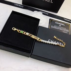 Chanel Colored Crystal Bracelet – Luxury Jewelry – product image 2