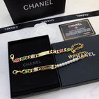 Chanel Colored Crystal Bracelet – Luxury Jewelry – product image 5