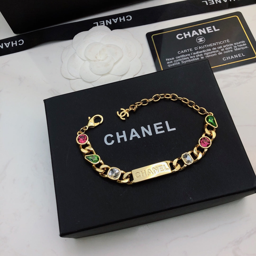 Chanel Colored Crystal Bracelet – Luxury Jewelry – product image 9