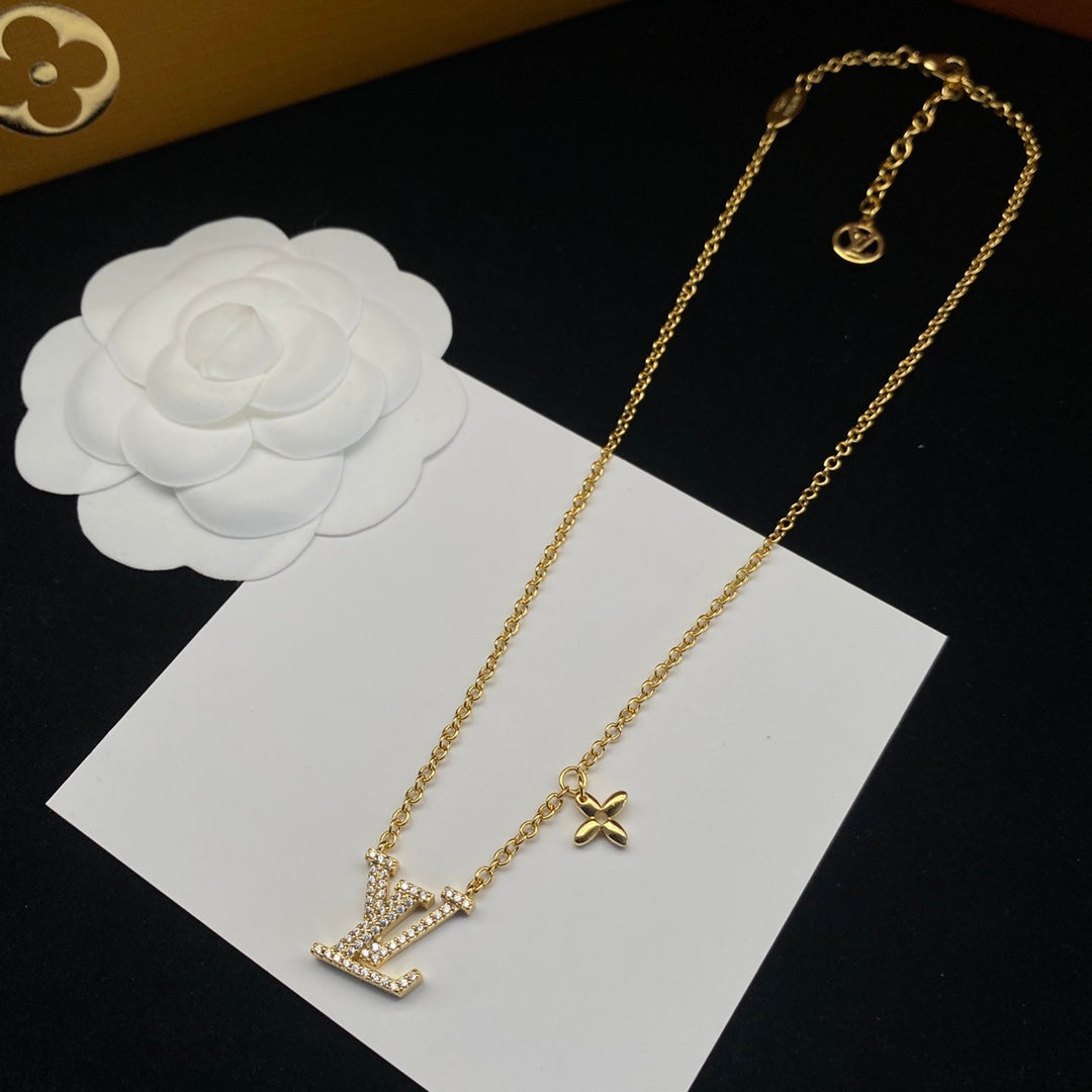 Chanel Crystal Alphabet Flower Bracelet – Luxury Jewelry – product image 2