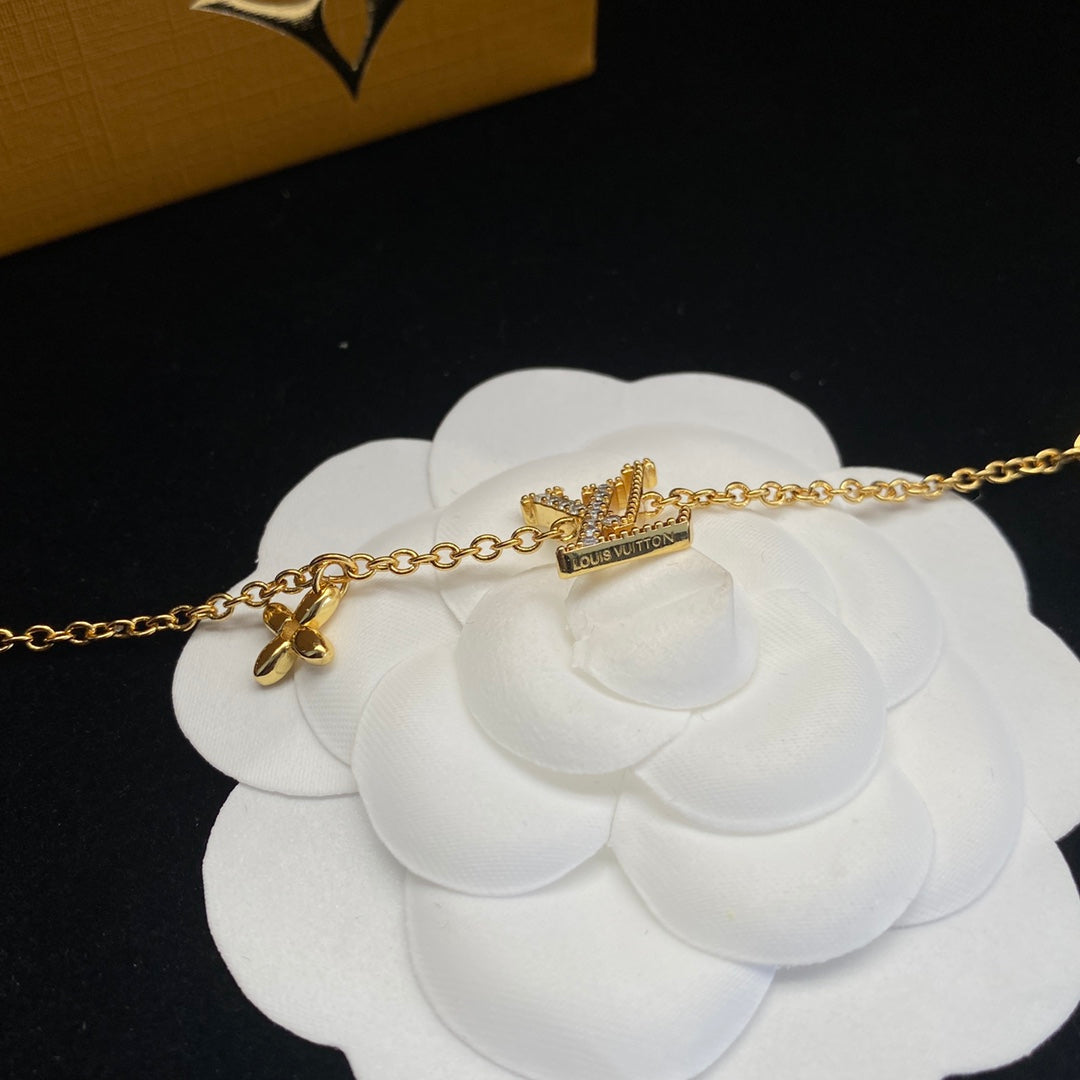 Chanel Crystal Alphabet Flower Bracelet – Luxury Jewelry – product image 13
