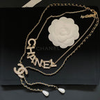 Chanel Crystal Double Necklace – Luxury Designer Jewelry – product image 1