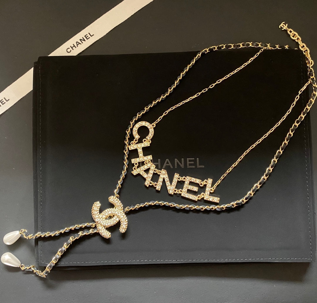 Chanel Crystal Double Necklace – Luxury Designer Jewelry – product image 2