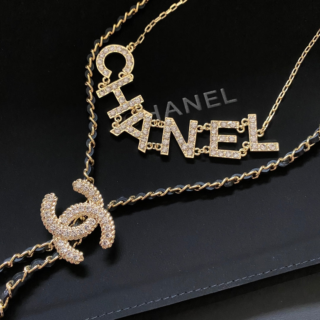 Chanel Crystal Double Necklace – Luxury Designer Jewelry – product image 3