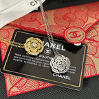 Chanel Crystal Flower Pendant Necklace – Luxury Designer Jewelry – product image 6