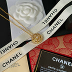 Chanel Crystal Flower Pendant Necklace – Luxury Designer Jewelry – product image 7