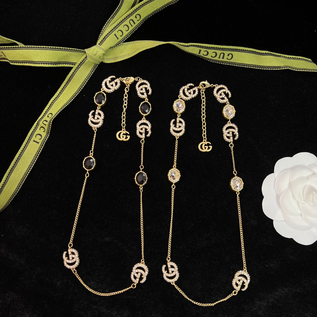 Chanel Crystal Letter Necklace – Luxury Designer Jewelry – product image 7