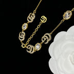 Chanel Crystal Letter Necklace – Luxury Designer Jewelry – product image 9
