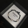 Chanel Crystal Logo Bracelet & Necklace – Luxury Jewelry – product image 3