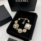 Chanel Crystal Pearl Adjustable Bracelet – Luxury Jewelry – product image 1
