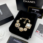 Chanel Crystal Pearl Adjustable Bracelet – Luxury Jewelry – product image 6