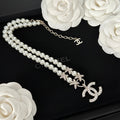 Chanel Crystal Pearl Necklace – Luxury Designer Jewelry – product image 1