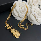 Chanel Crystal Perfume Bottle Necklace – Luxury Designer Jewelry – product image 3
