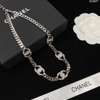 Chanel Double C Zircon Necklace – Luxury Designer Jewelry – product image 2