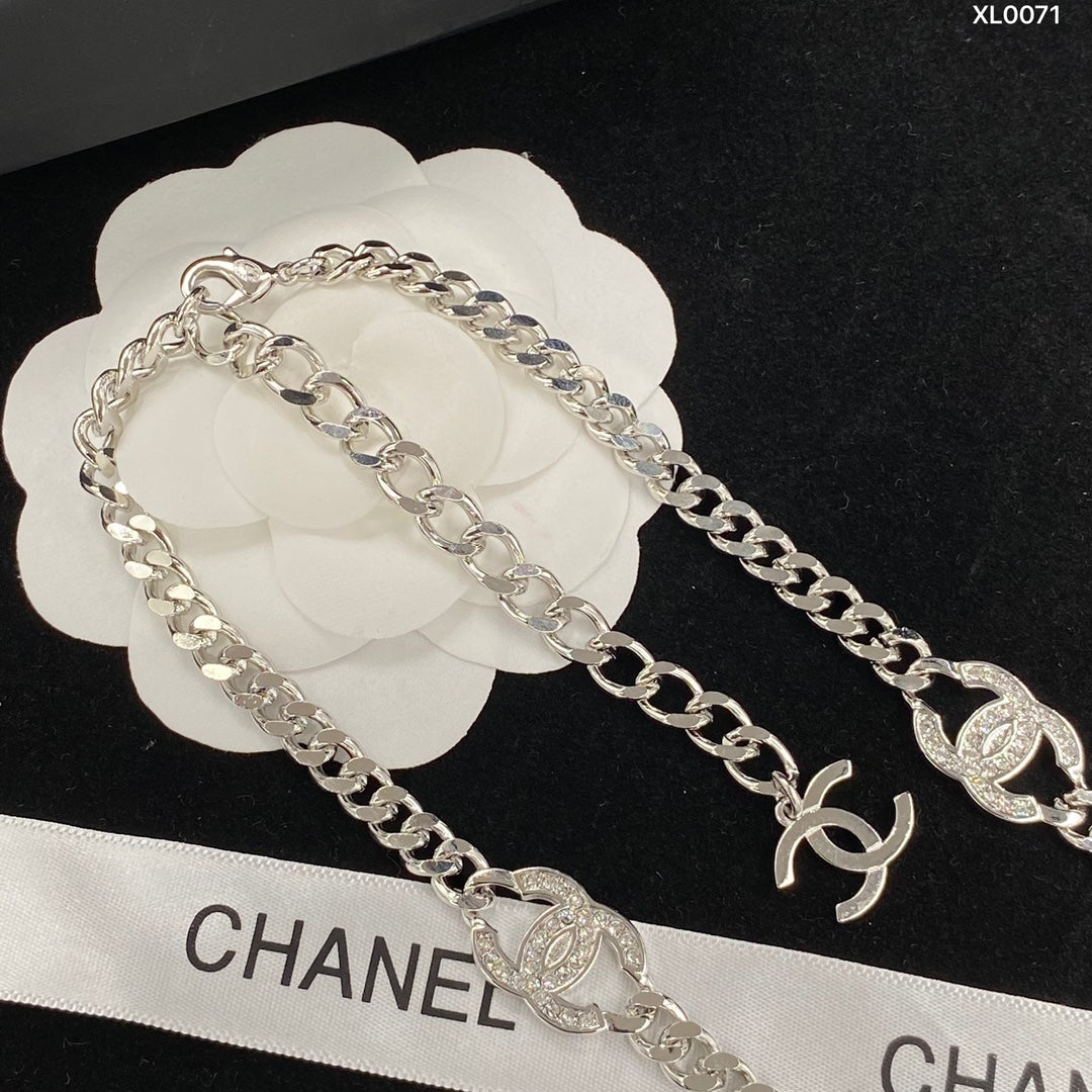 Chanel Double C Zircon Necklace – Luxury Designer Jewelry – product image 5