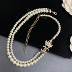 Chanel Double Crown Pearl Necklace – Luxury Designer Jewelry – product image 3
