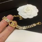 Chanel Double Crystal Adjustable Bracelet – Luxury Jewelry – product image 6