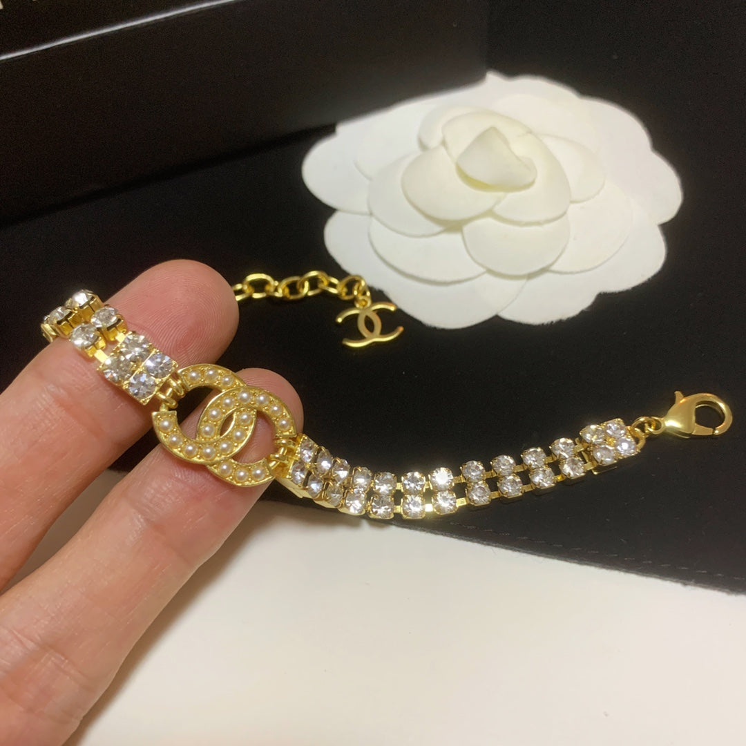 Chanel Double Crystal Adjustable Bracelet – Luxury Jewelry – product image 6