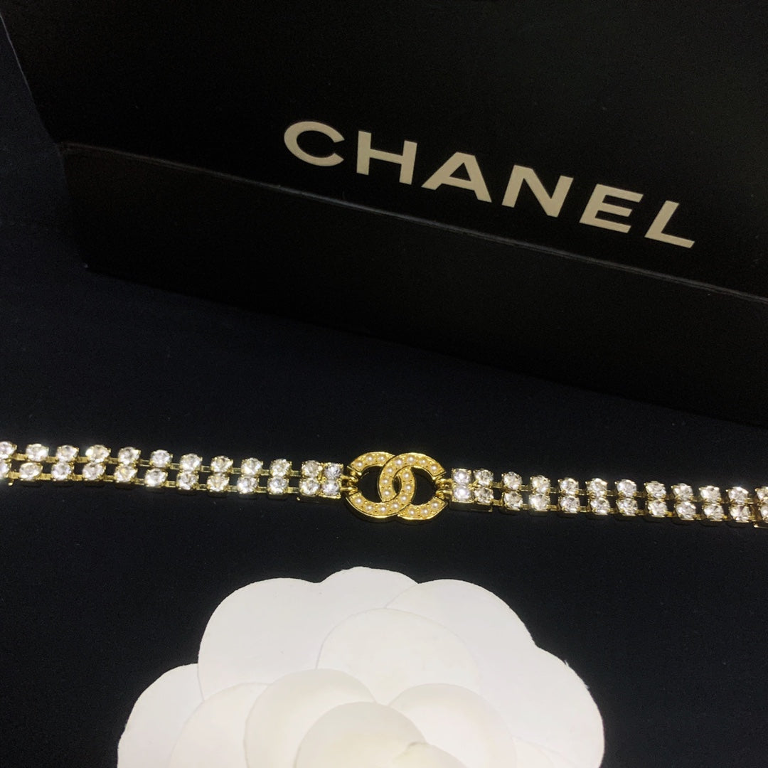 Chanel Double Crystal Adjustable Bracelet – Luxury Jewelry – product image 3
