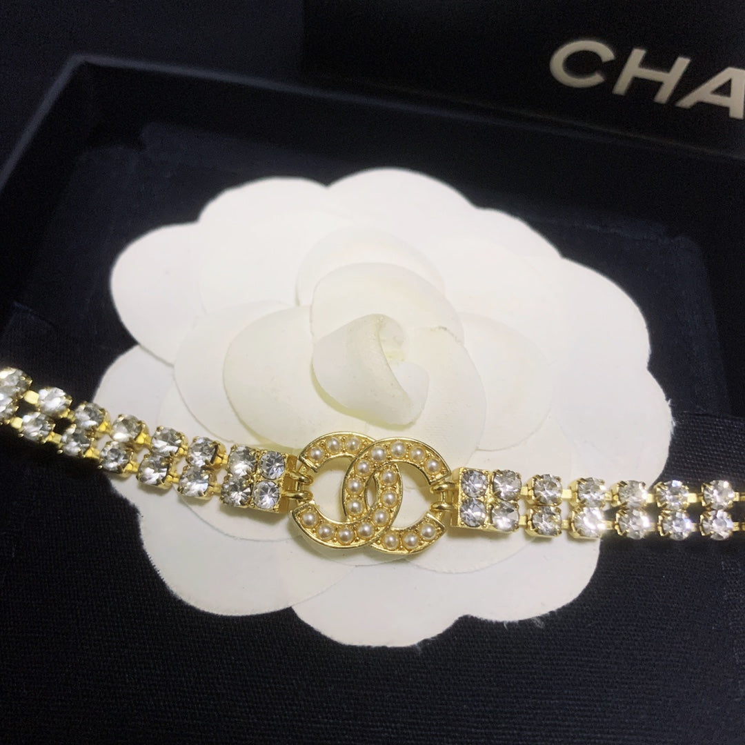 Chanel Double Crystal Adjustable Bracelet – Luxury Jewelry – product image 5