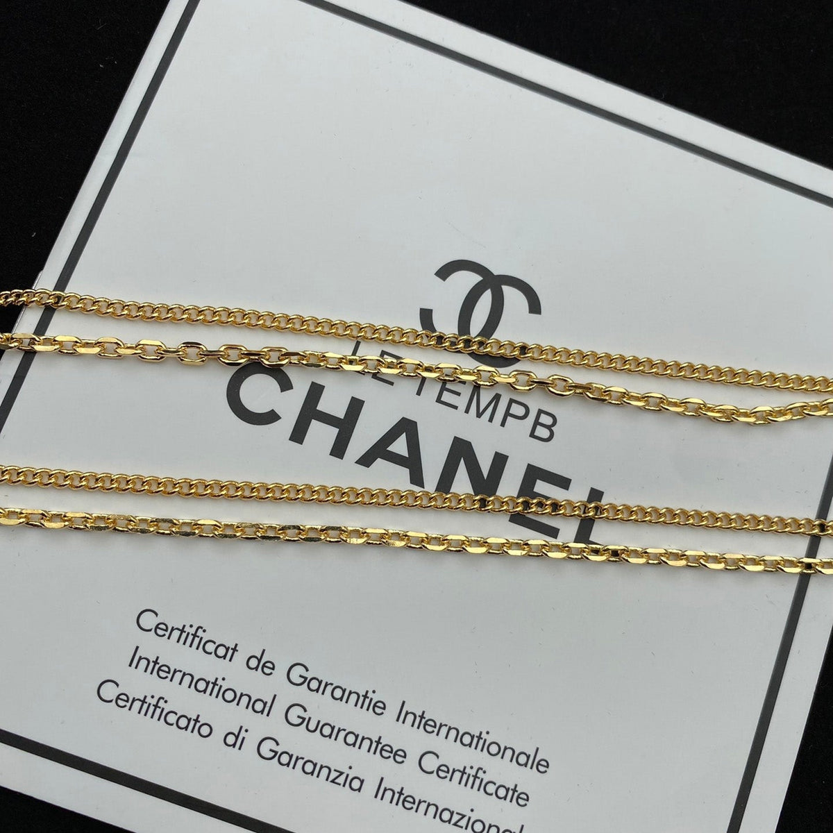 Chanel Double Layer Hollow Pendant Necklace – Luxury Designer Jewelry – product image 6