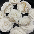 Chanel Double Pearl Crystal Choker Necklace – Luxury Designer Jewelry – product image 4