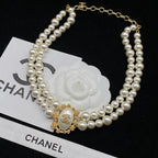 Chanel Double Pearl Necklace – Luxury Designer Jewelry – product image 1