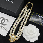 Chanel Double Pearl Necklace – Luxury Designer Jewelry – product image 2