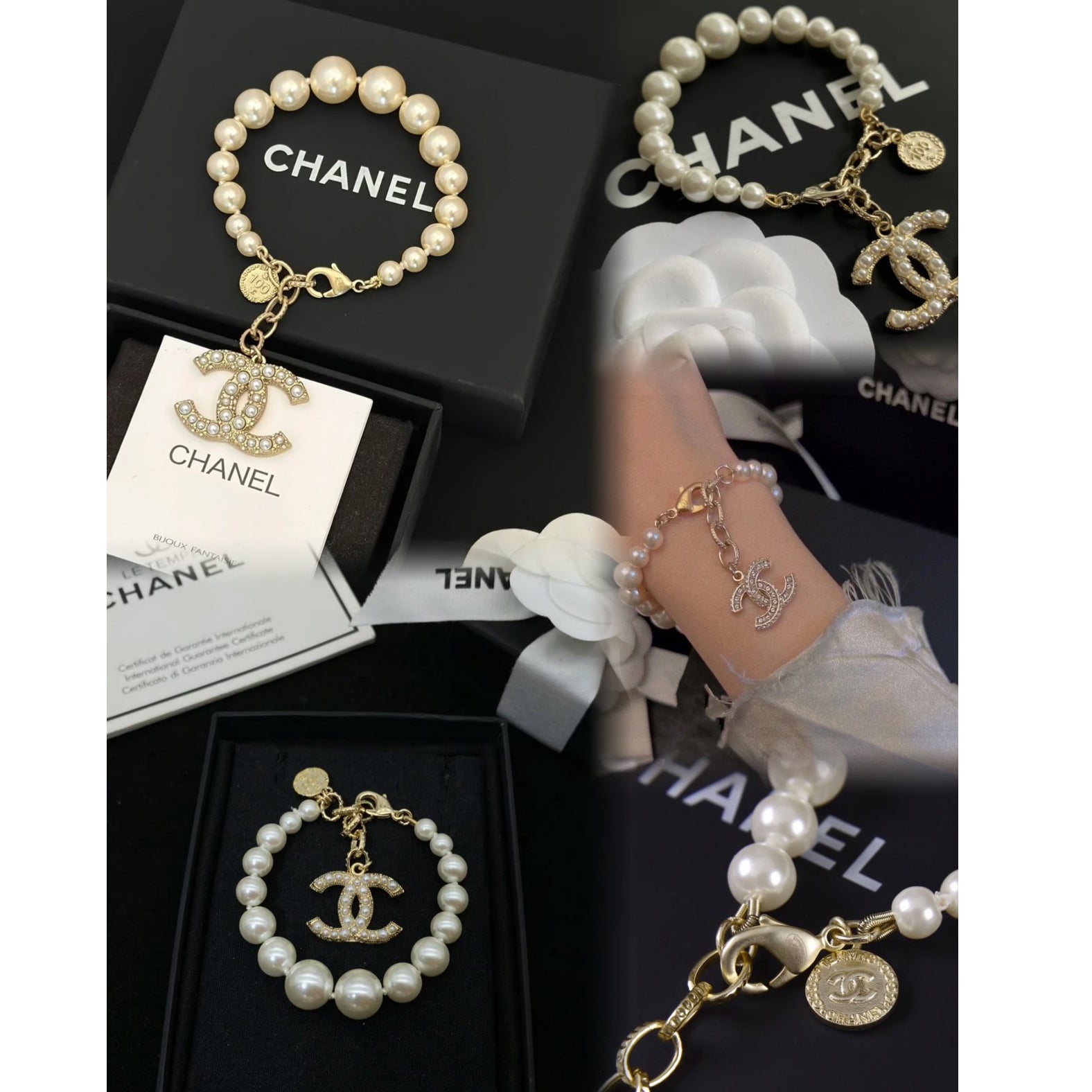 Chanel Elegant Pearl Bracelet – Luxury Jewelry – product image 4