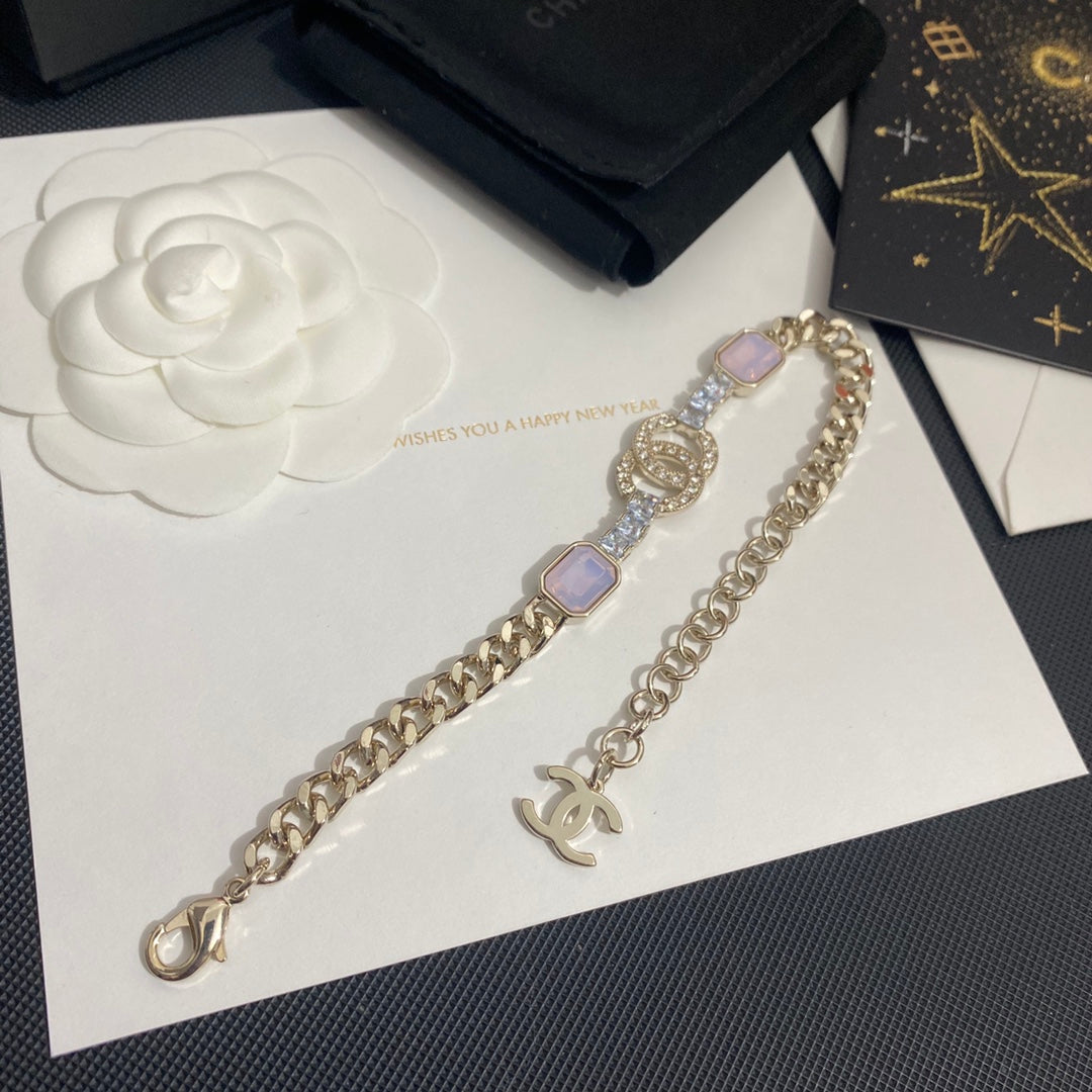 Chanel Fantasy Purple Crystal Pendant Bracelet – Luxury Jewelry – product image 4