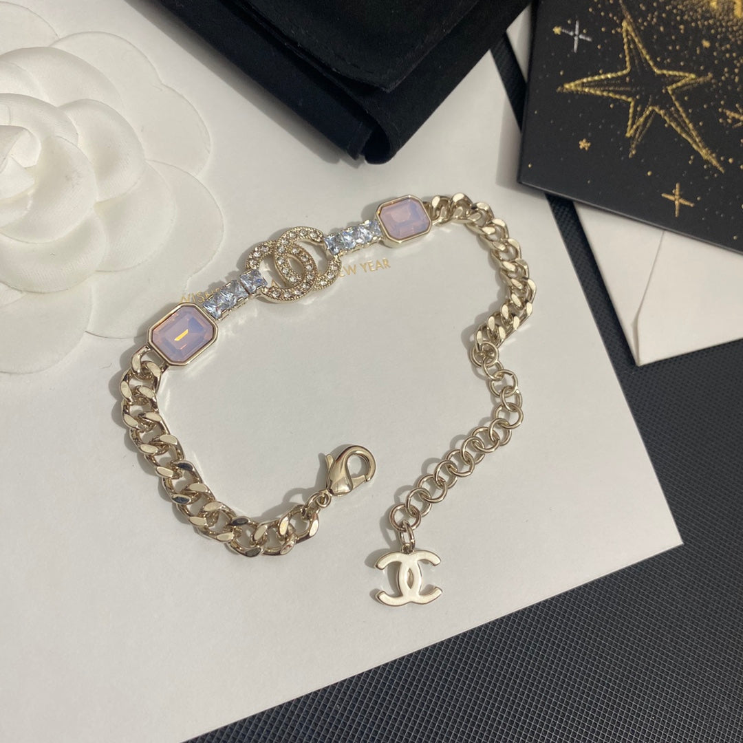 Chanel Fantasy Purple Crystal Pendant Bracelet – Luxury Jewelry – product image 5