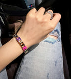 Chanel Five-Color Open Bracelet – Luxury Jewelry – product image 3