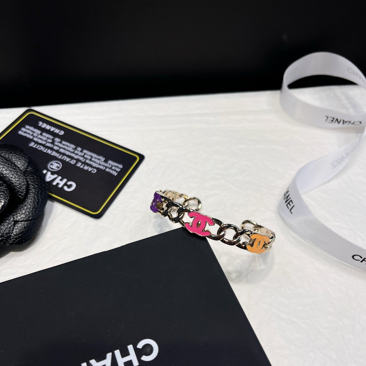 Chanel Five-Color Open Bracelet – Luxury Jewelry – product image 5