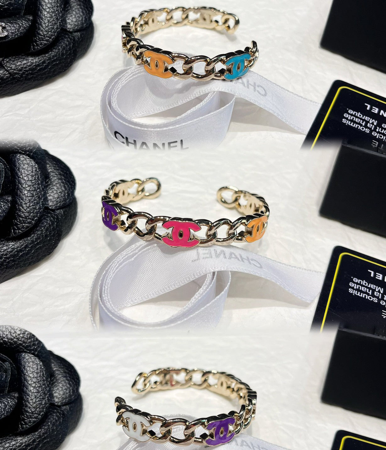 Chanel Five-Color Open Bracelet – Luxury Jewelry – product image 6