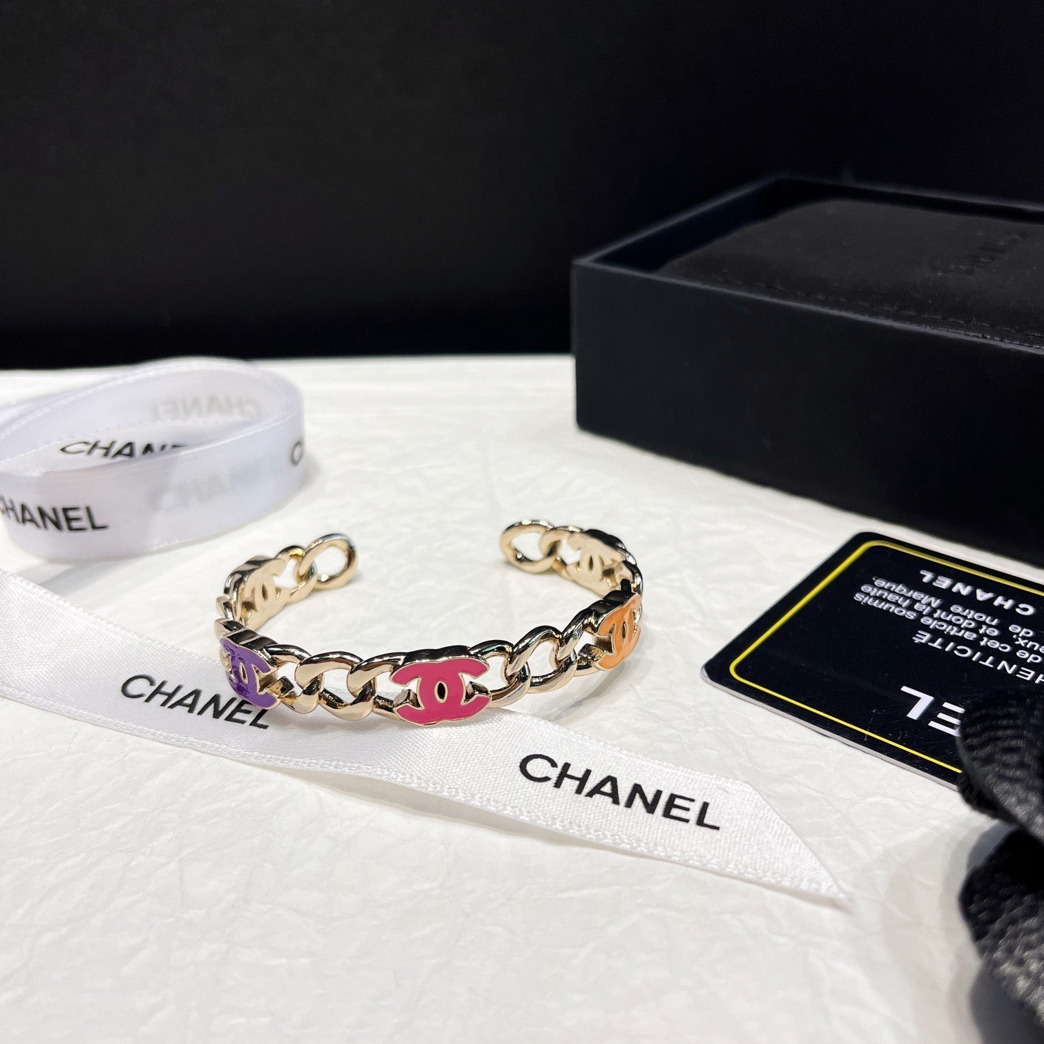 Chanel Five-Color Open Bracelet – Luxury Jewelry – product image 7
