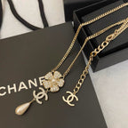 Chanel Flower Pendant Necklace – Luxury Designer Jewelry – product image 1